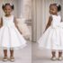 Robe fille blanche élégante